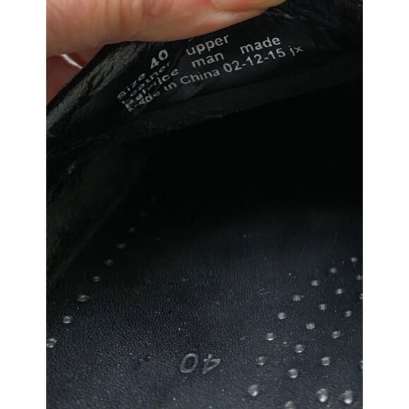 Dansko Womens Black Embossed Leather Clogs Size 40 - Picture 7 of 9